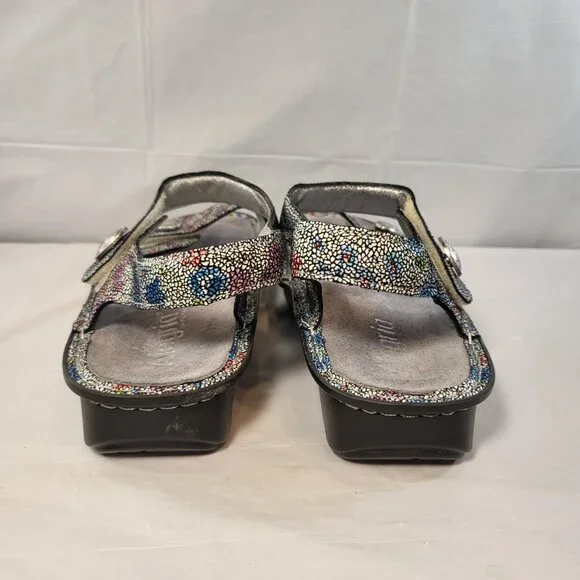 Alegria by PG Lite Vienna Backstrap Sandal Size 38 EU Multi Mosaic - Picture 4 of 9